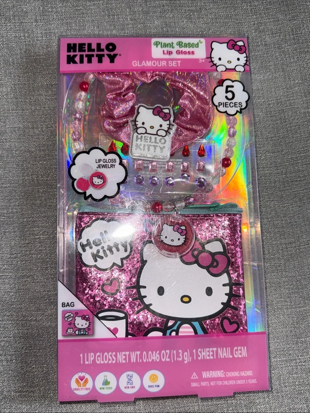 Hello Kitty Pink 5 Piece Glam Set
